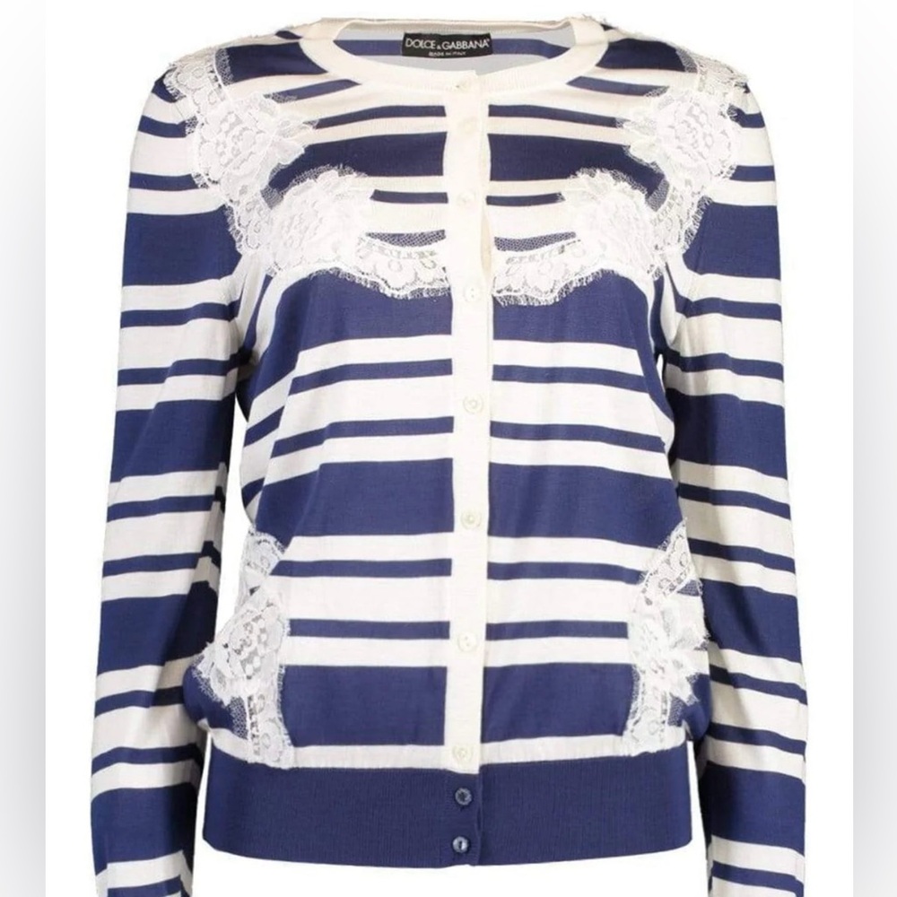 Dolce + Gabbana Silk Sweater Pristine Sz IT 44 | US 8-10